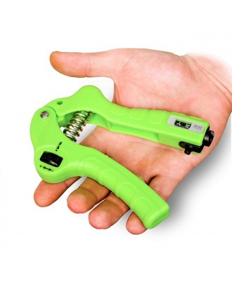 Adjustable Hand Grip Strengthener Hand Exerciser Workout Finger Exercise Strength Trainer Non-Slip Handles Automatic Counting
