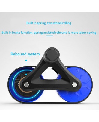 AB Power Wheels Roller Machine Push-Up Bar Stand Exercise Rack Workout Home Gym Fitness Equipment Abdominal Muscle Trainer