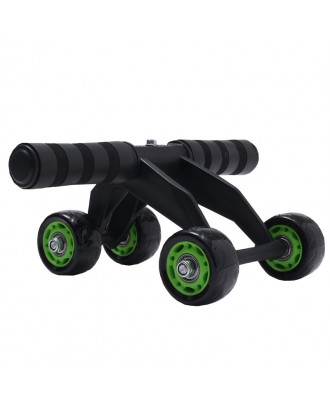 Factory Custom Four Wheel Frog AB Wheel Bearing Silent Roller Abdominal Exercise Core Muscle Abdominal Trainer