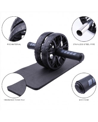 AB Roller Wheel Machine Office Home Gym Exercise Equipment Abdominal Fitness Trainer of Ab Wheel Fitness Workout Gear Sports